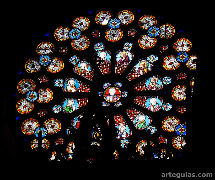 Rosetón de Saint-Pierre, Orthez