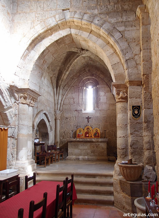 Cabecera de la capilla del Hospital