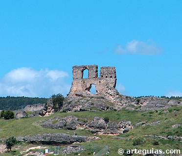 Muros del castillo desde el sur