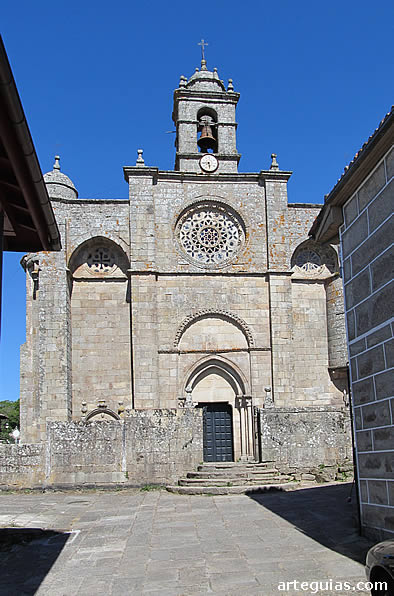 Iglesia de Santa Marina de Aguas Santas, Ourense: fachada occidental