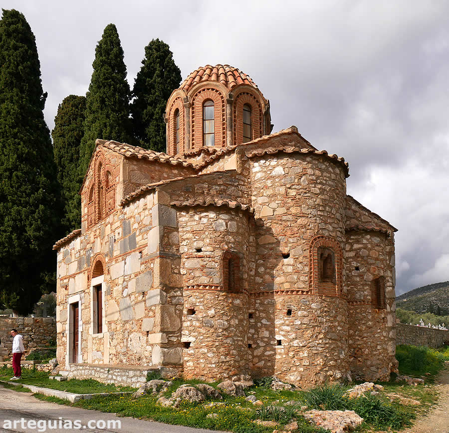 Gu&iacute;a de la iglesia de Agios Athanasios de Geraki, Laconia, (Grecia)