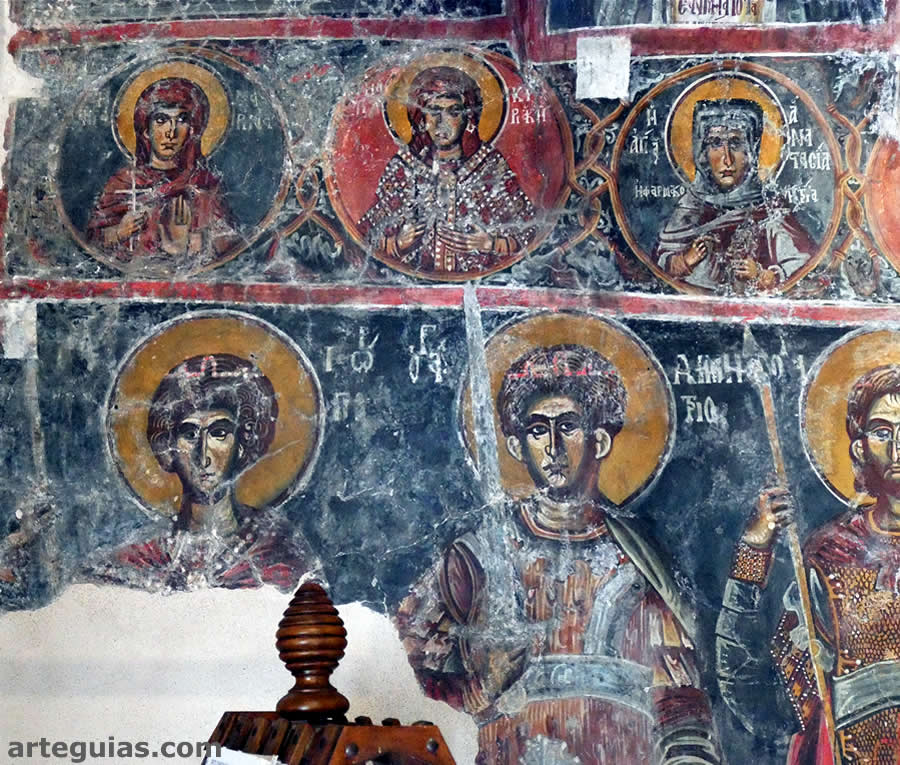Gu&iacute;a de la iglesia de Agios Petros de Kastania, Mesinia, (Grecia)