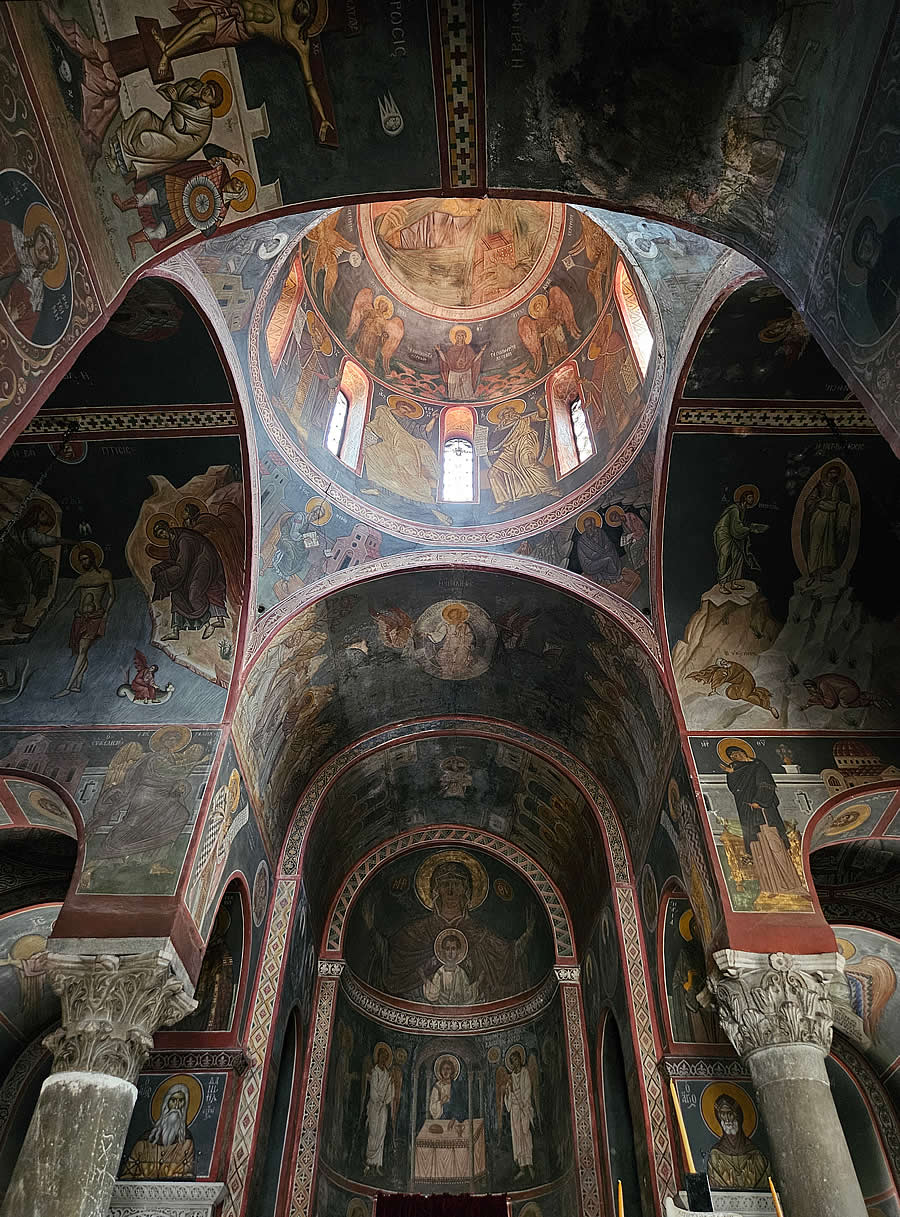 Kapnikarea. Aspecto interior