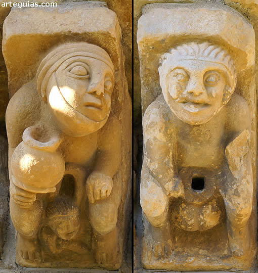 Pareja de capiteles