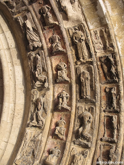 Detalle de las arquivoltas