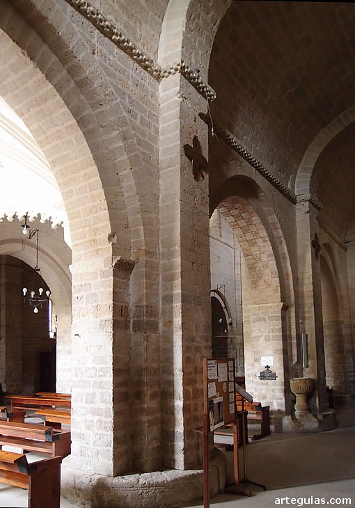 Interior de la Iglesia de Santa María del Camino, Carrión de los Condes