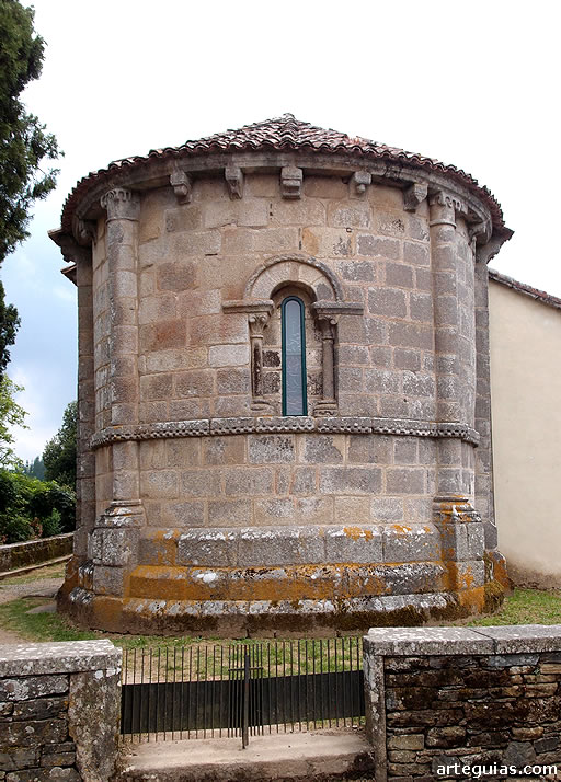 Iglesia de Santa Mar&iacute;a de Melide, A Coru&ntilde;a: &aacute;bside