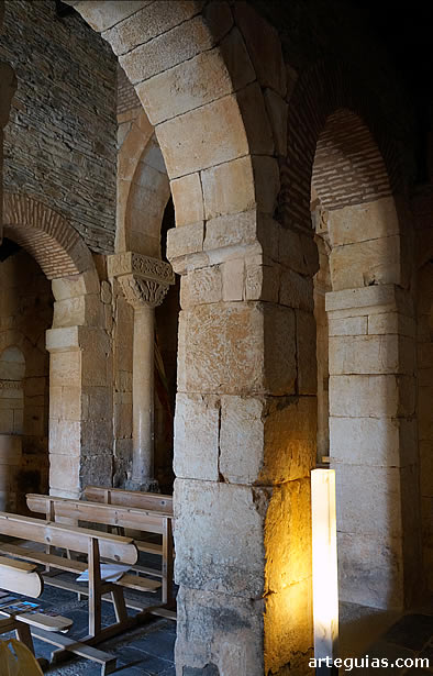 Espacio basilical de los pies