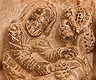 Detalle del mensario medieval. Iglesia de Beleña del Sorbe, Guadalajara