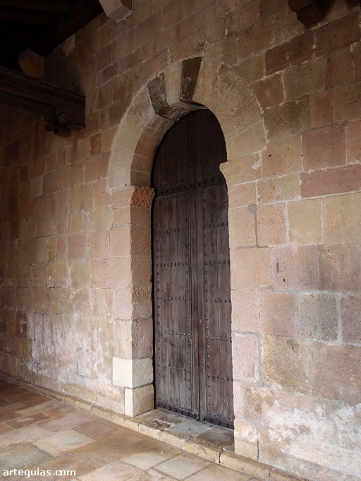 Puerta oeste. Iglesia de El Salvador, Sepúlveda