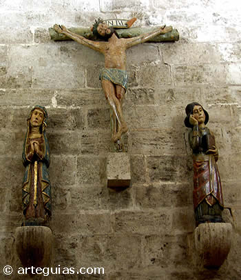 Calvario G&oacute;tico. San Juan del Hospital de Valencia