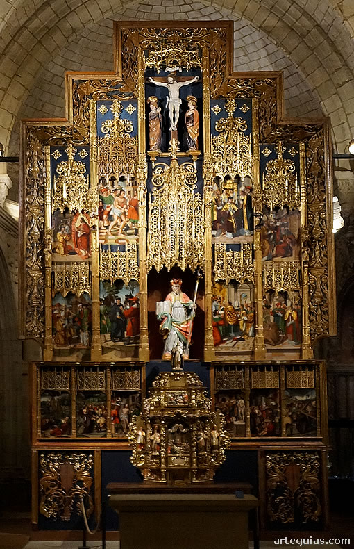 San Martín de Uncastillo: retablo