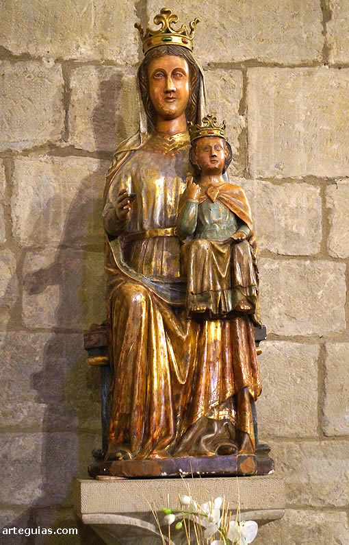 La imagen gótica de la Virgen del Pópolo