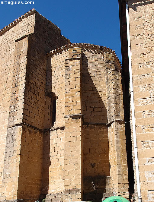 Iglesia de Santa María del Pópolo de San Martín de Unx: cabecera