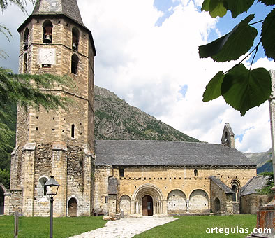 Iglesia de Sant Andreu de Salardú, Lleida desde el sur