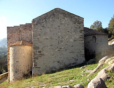Sant Quirze de Pedret: cabecera de los siglos IX y X