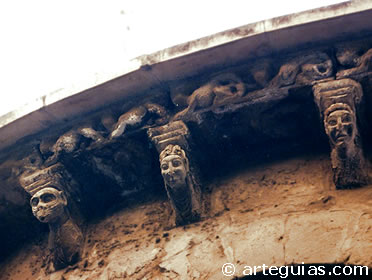 Canecillos de la Catedral de Santo DOmingo de la Calzada. La Rioja