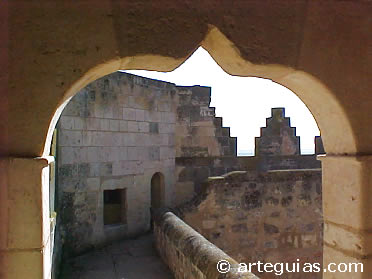 Aspecto parcial del Castillo de Belmonte