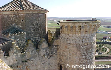 Vistas desde el adarve del Castillo de Belmonte. Cuenca