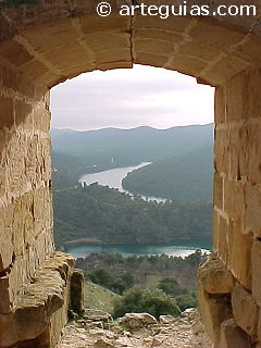 Vista del R&iacute;o Tajo desde el Castillo de Anguix. Guadalajara