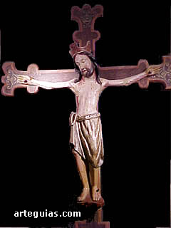 Cristo rom&aacute;nico en la iglesia de 