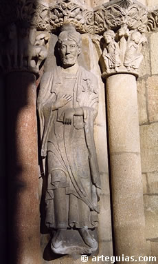 Detalle de la puerta sur de San Vicente de &Aacute;vila