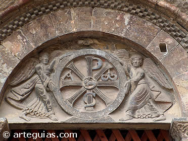 Capitel del Claustro de San Pedro el Viejo de Huesca