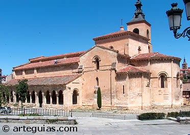 San Mill&aacute;n. La m&aacute;s grande iglesia rom&aacute;nica de la ciudad de Segovia
