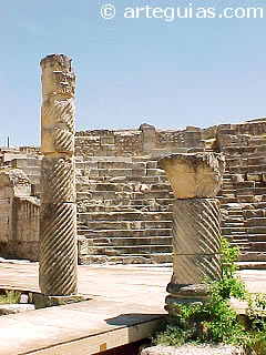 Teatro romano de Seg&oacute;briga (Cuenca)