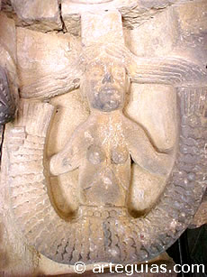 Sirena masculina de doble cola. Pineda de la Sierra, Burgos