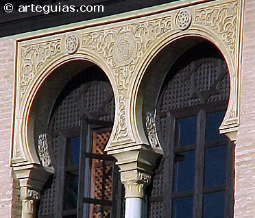 Ajimez mud&eacute;jar. Alc&aacute;zar de Sevilla