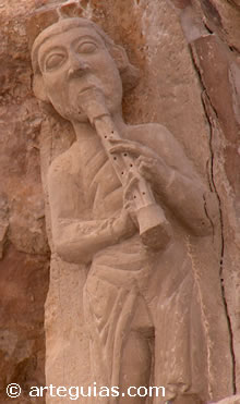 M&uacute;sico Medieval. Catedral de Tudela