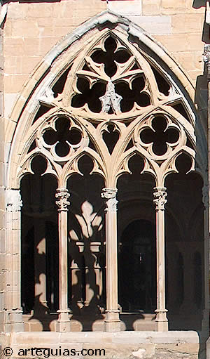 Claustro g&oacute;tico del Monasterio de La Oliva