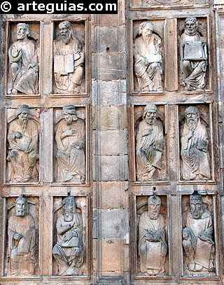 Las esculturas de la Puerta Santa pertenecieron al Coro del Maestro Mateo