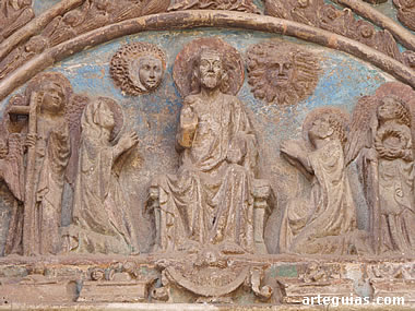 Puerta de la Capilla de los Sagrados Corporales en Santa Mar&iacute;a de Daroca