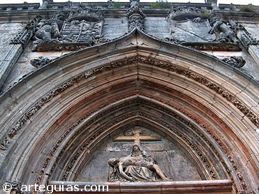 G&oacute;tico isabelino: Puerta de la Cartuja de Miraflores (Burgos)