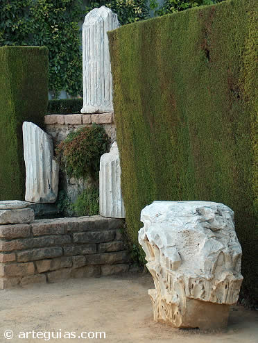 Las ruinas del Imperio Romano fueron fuente de inspiraci&oacute;n para los artistas medievales. En la imagen, restos romanos en el Alc&aacute;zar de C&oacute;rdoba
