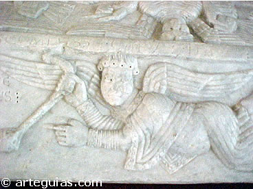Lauda sepulcral de Alfonso Ans&uacute;rez, perteneciente al Monasterio cluniacense de Sahag&uacute;n