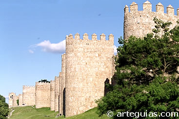 Sector norte. Muralla de &Aacute;vila