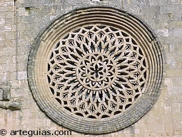 Roset&oacute;n mud&eacute;jar. Iglesia de San Lorenzo