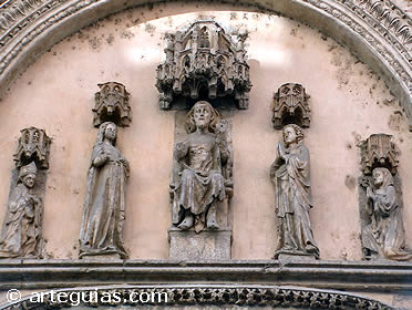 T&iacute;mpano de la iglesia de San Pablo. Zaragoza