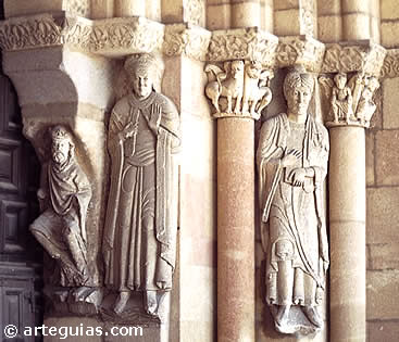 Escultura rom&aacute;nica de diferentes fechas: San Vicente de &Aacute;vila