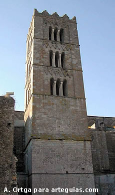 Campanario de Castell&oacute; d'Emp&uacute;ries. Alt Empord&agrave; 