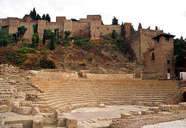 Teatro romano y alcazaba de M&aacute;laga