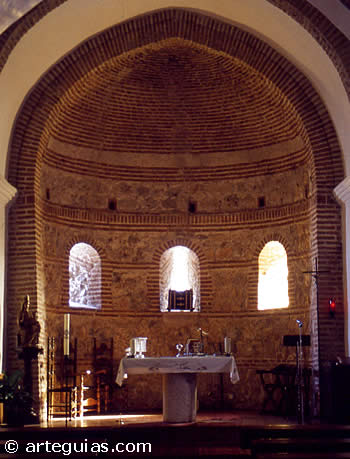 Interior mud&eacute;jar de la cabecera. Iglesia de El Pozo de Guadalajara