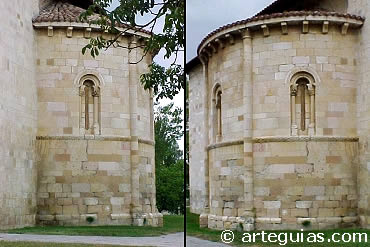 Dos im&aacute;genes del &aacute;bside