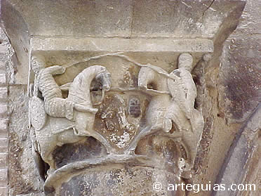 Caballer&iacute;a Medieval: combate entre Rold&aacute;n y Ferragut enel Palacio Real de Estella