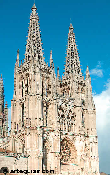Fachada de la Catedral de Burgos