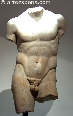 Estatua romana copia de un original griego de Policleto