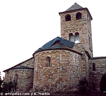 Cabecera y torre de Sant Vicen&ccedil; d'Espinelves
